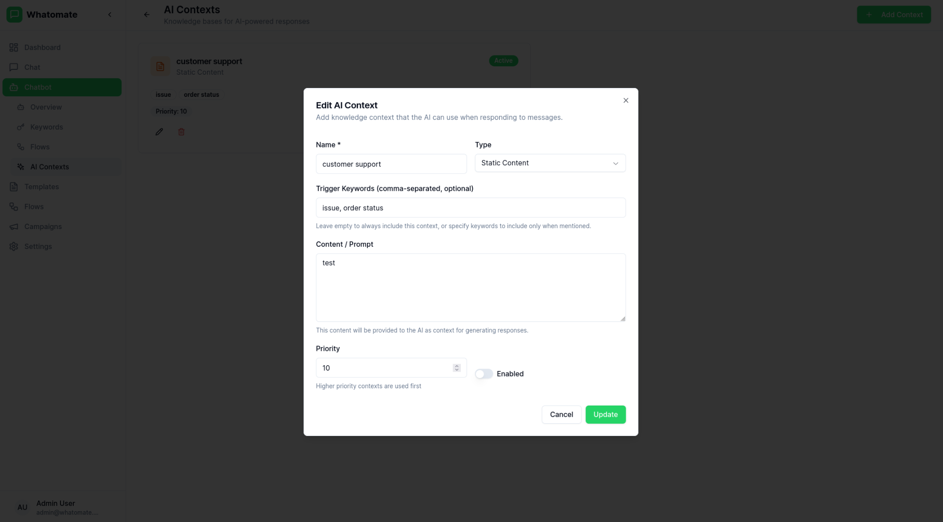 AI Context Editor